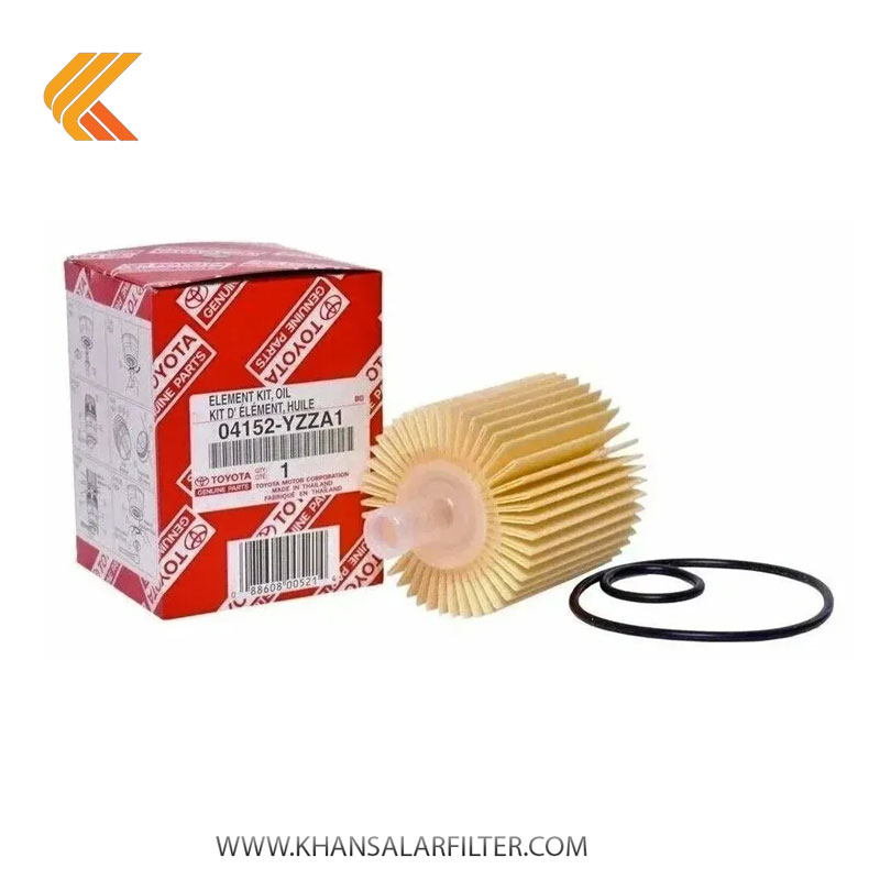 فیلتر روغن تویوتا کد TOYOTA 04152-YZZA1 طرح اصلی