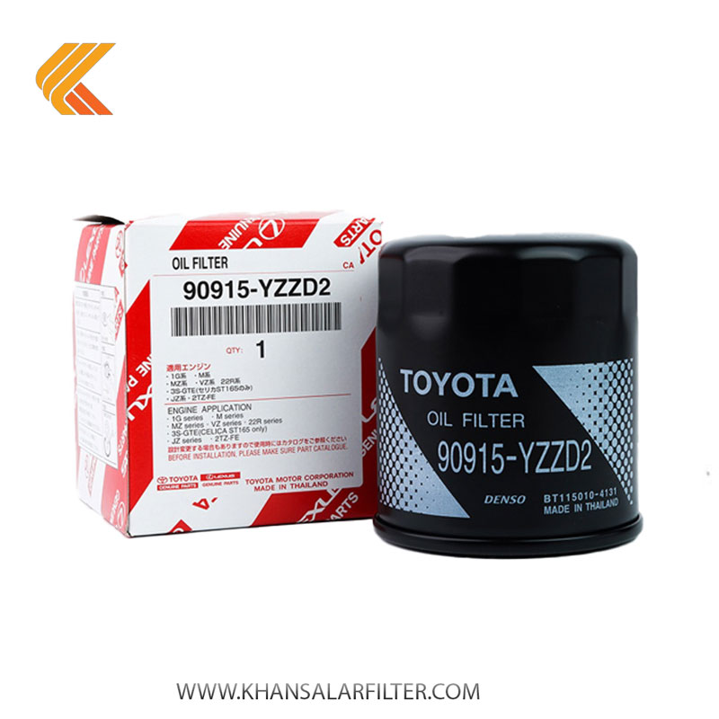 فیلتر روغن تویوتا کد TOYOTA 90915-YZZD2 طرح اصلی