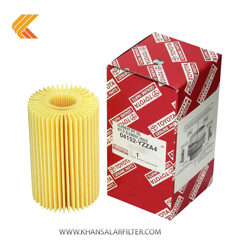 فیلتر روغن تویوتا کد TOYOTA 04152-YZAA4 طرح اصلی