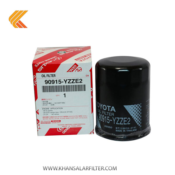 فیلتر روغن تویوتا کد TOYOTA 90915-YZZE2 طرح اصلی