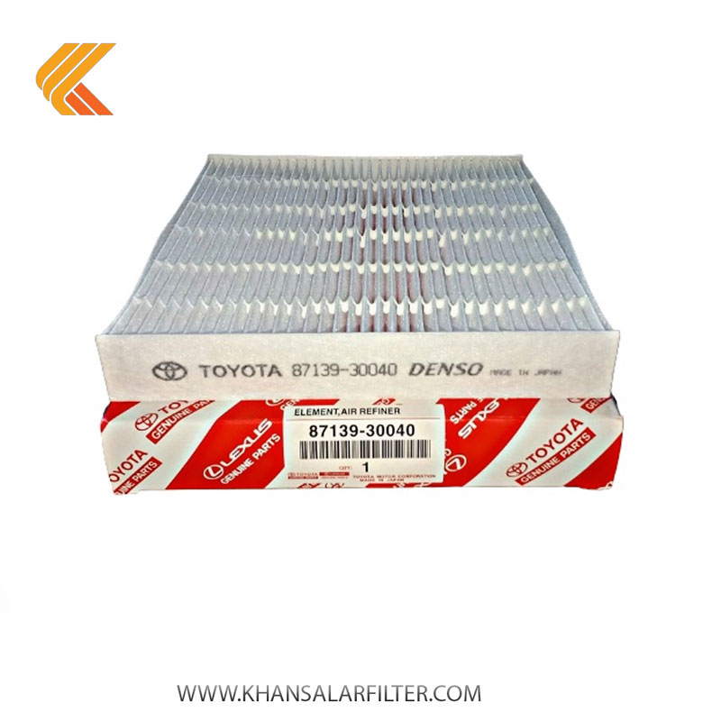 فیلتر کابین تویوتا کد Toyota 87139-30040 طرح اصلی