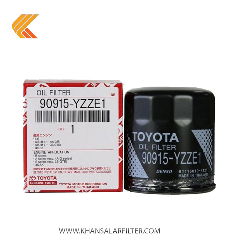 فیلتر روغن تویوتا کد Toyota 90915-YZZE1 طرح اصلی