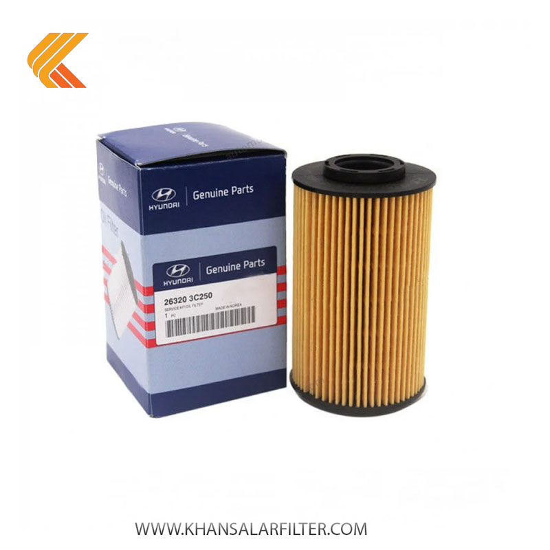 فیلتر روغن هیوندای کد Hyundai 26320-3C250 طرح اصلی ایرانی