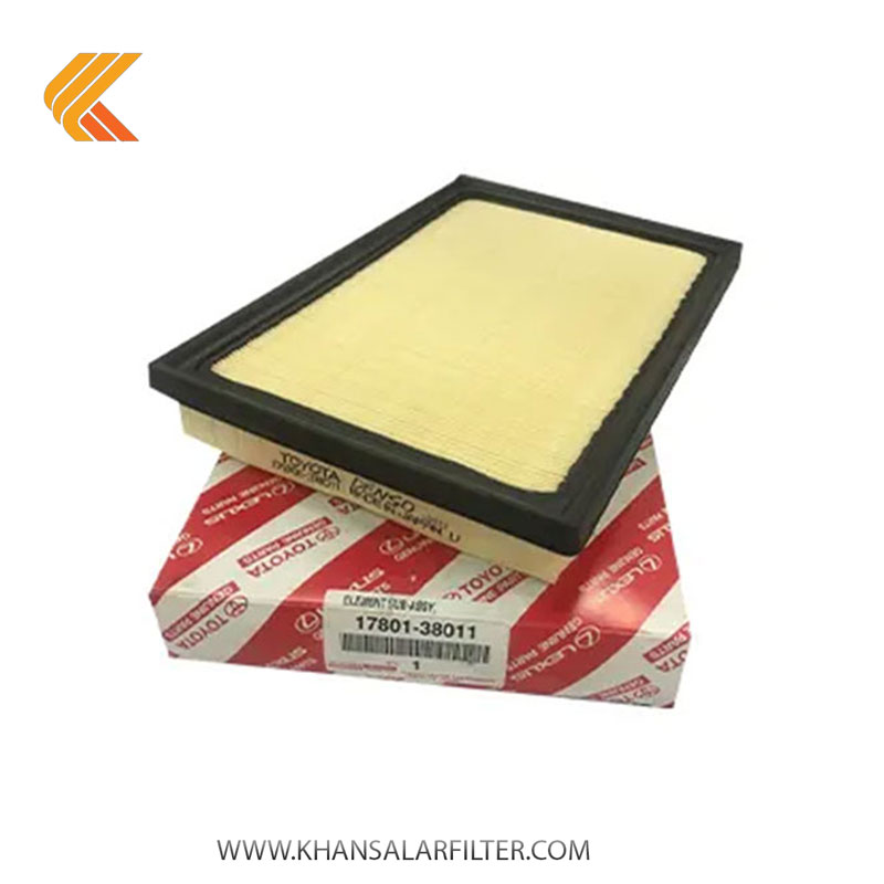 فیلتر هوا تویوتا کمری هیبرید و راوفور کد Toyota 17801-38011 طرح اصلی وارداتی